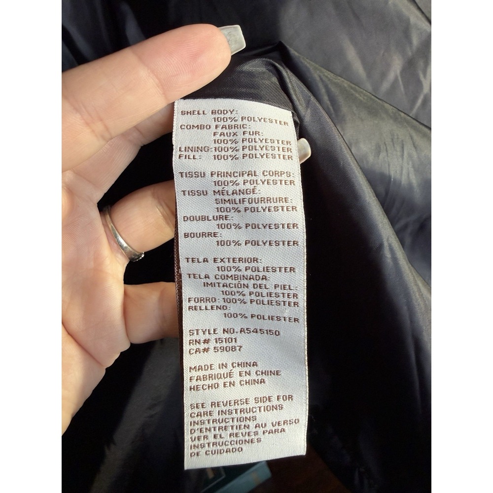 Koolaburra by‎ UGG Mixed Media Sherpa & Quilted Parka Womens 3XL Black Outdoors - Picture 7 of 7